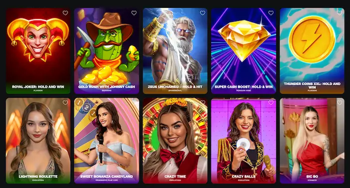 BetOnRed Casino games